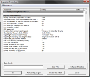 System Otions Home Page