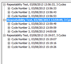 Executing Sphere Repeatability Test