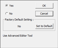 System Options Setting