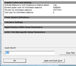 CAD Graphics Balloons System Options