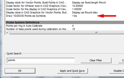 System Options, Point Display