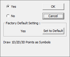 PCS Axis dislpay setting