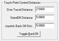 Touch Point Control Distances
