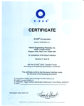 Q-DAS Certificate Page 1