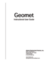 Geomet Manual