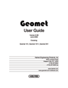 Geomet Manual